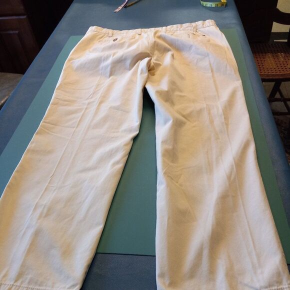 Tommy Hilfiger Men's Light Tan/Cream 38 X 32 Classic Fit Cotton Pants - Picture 1 of 11